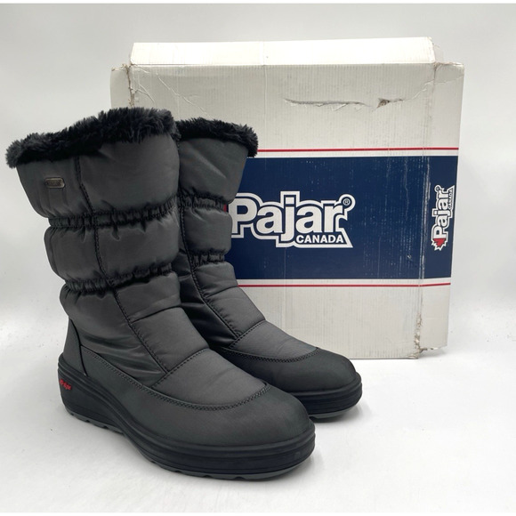 Pajar SNOWCAP Women's New Boot Charcoal EU 39 NIB - Picture 1 of 10